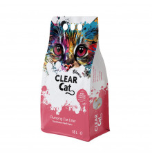 Clear Cat Blanco 10L наполнитель для кошачьего туалета с ароматом детской присыпки
