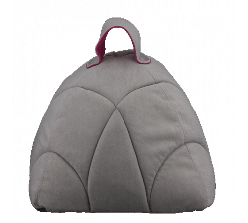 AnimAll Silver лежак-домик для кошек и собак, серо-розовый, 39×39×36 см