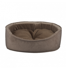 Лежак AnimAll Sofi для кошек и собак, коричневый, XS (48×36×14,5 см)