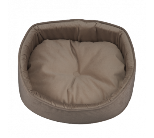 Лежак AnimAll Sofi для кошек и собак, коричневый, XS (48×36×14,5 см)