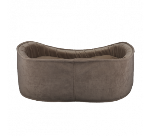 Лежак AnimAll Sofi для кошек и собак, коричневый, XS (48×36×14,5 см)