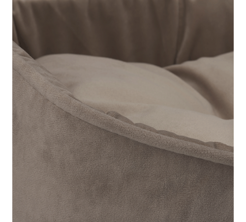 Лежак AnimAll Sofi для кошек и собак, коричневый, XS (48×36×14,5 см)