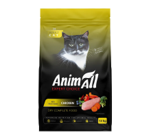 AnimAll Expert Choice Adult Cat со свежей курицей, 12 кг