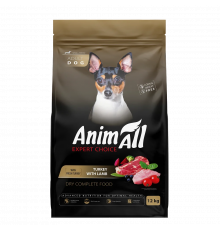 AnimAll Expert Choice Adult Small Breed с индейкой и ягнятиной, 12 кг