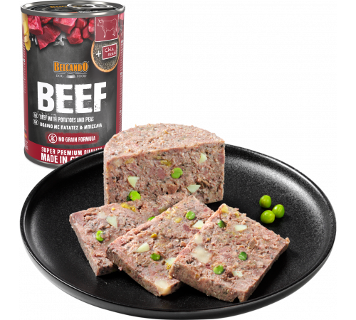 Belcando Beef with Potatoes and Peas 800 g