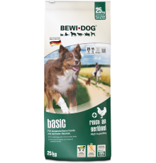 BEWI DOG Basic, 1 кг на развес — сухой корм Super Premium для взрослых собак с нормальным уровнем активности