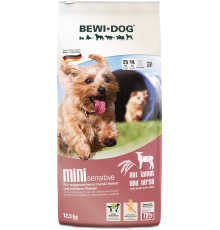 BEWI DOG Mini Sensitive, 1 кг на развес — сухой корм Super Premium с ягненком и просом для взрослых собак мелких и средних пород