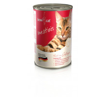 Bewi Cat Meatinis Poultry Влажный корм из мяса домашней птицы для взрослых кошек, 400 гр Bewi Cat Meatinis Poultry Влажный корм из мяса домашней птицы для взрослых кошек, 400 гр