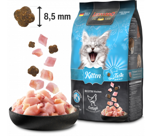 Leonardo Kitten для котят 1кг (на развес)