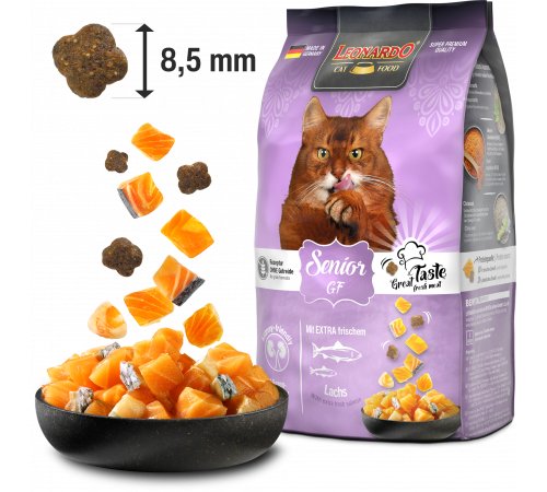Leonardo Senior GF — корм для пожилых кошек, 1 кг, (на развес)