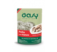Влажный корм для кошек OASY NATURAL RANGE Chicken with Beef 70гр