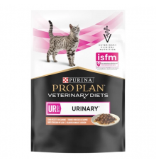 Влажный диетический корм для кошек Purina Pro Plan Veterinary Diets UR Urinary с лососем 85 г