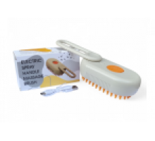 Массажная спрей щетка, с ручкой, с диспенсером для шампуня (43553)