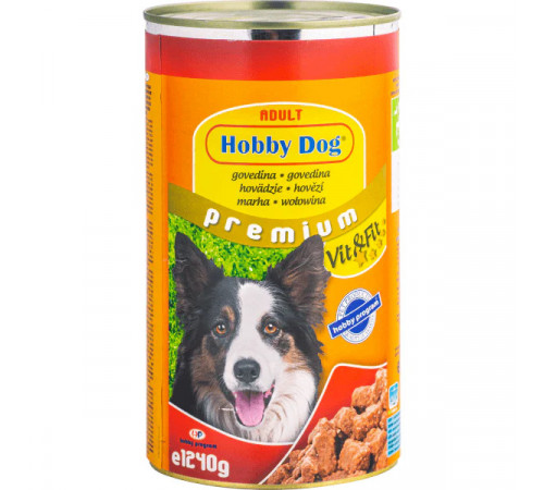 Влажный корм для собак Hobby Dog Птица 1240г