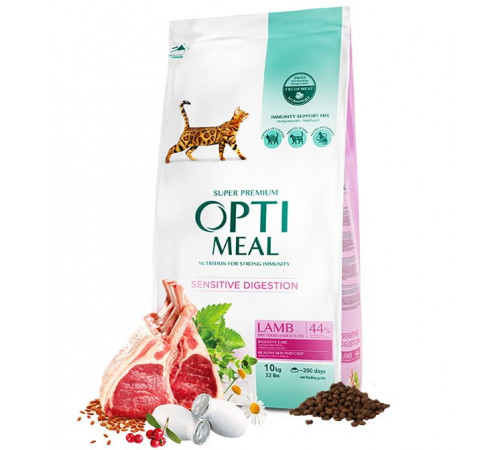 Сухой корм Optimeal Sensitive Digestion с ягненком Сухой корм Optimeal Sensitive Digestion с ягненком