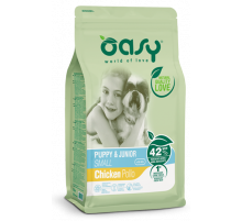 Корм для щенков мини пород OASY LIFESTAGE • Puppy & Junior Small Chicken 3кг