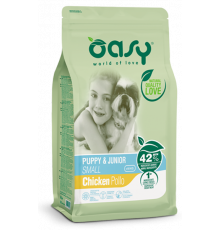 Корм для щенков мини пород OASY LIFESTAGE • Puppy & Junior Small Chicken 3кг