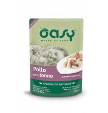 Влажный корм для кошек OASY NATURAL RANGE Chicken with Tuna 70гр