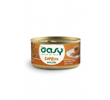 Влажный корм для кошек OASY CAPRICE Mousse with Turkey 85гр