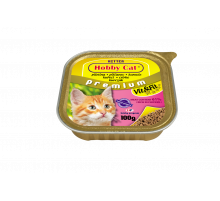 Корм Hobby cat премиум для котят с курицей 100 г