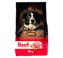 Корм для собак Quincy с говядиной – 10 кг