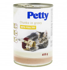 Консервы для кошек Petty с курицей 415 гр