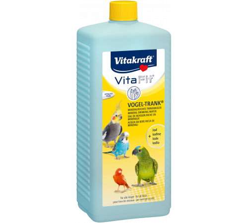Vita Fit® Vogel-Trank® – питьевая вода с йодом для птиц, 1 л Vita Fit® Vogel-Trank® – питьевая вода с йодом для птиц, 1 л