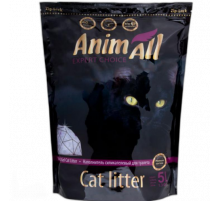 AnimAll Premium — Силикагелевый наполнитель Кристаллы аметиста для кошек, 5 л (2.1 кг)