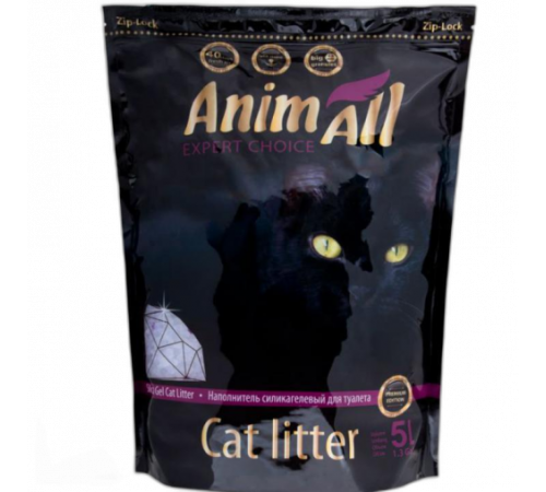 AnimAll Premium — Силикагелевый наполнитель Кристаллы аметиста для кошек, 5 л (2.1 кг) AnimAll Premium — Силикагелевый наполнитель Кристаллы аметиста для кошек, 5 л (2.1 кг)