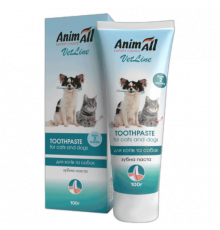 Зубная паста AnimAll для кошек и собак, 100 мл