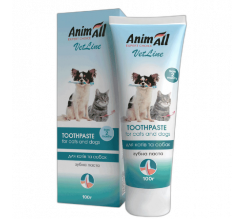 Зубная паста AnimAll для кошек и собак, 100 мл Зубная паста AnimAll для кошек и собак, 100 мл