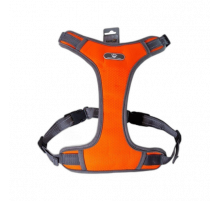 Шлея AnimAll HL-8005-1 для собак, размер S, оранжевая (28–34 см / 28–48 см)
