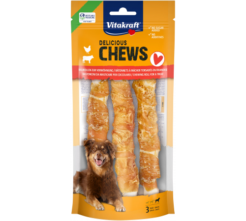 Жевательные палочки DELI CHEWS с курицей, L, 3 шт Жевательные палочки DELI CHEWS с курицей, L, 3 шт