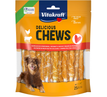 Жевательные палочки DELI CHEWS с курицей, S, 25 шт