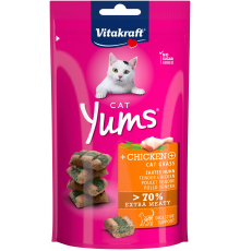 Лакомства для кошек Cat Yums® с курицей и кошачьей травой, 40 г