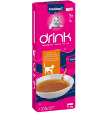 Vitakraft Drink с куриным мясом и таурином для кошек, 150 г (5×30 г)