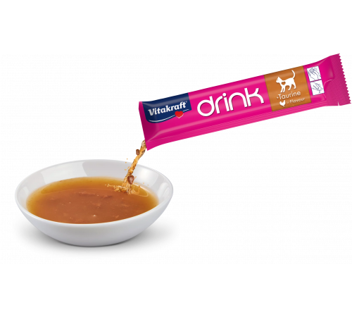 Vitakraft Drink с куриным мясом и таурином для кошек, 150 г (5×30 г) Vitakraft Drink с куриным мясом и таурином для кошек, 150 г (5×30 г)