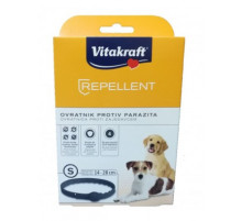 Vitakraft Repelent S и SM — противопаразитарный ошейник для собак мелких пород от 4 месяцев, 28 см