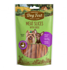 Dog Fest Ломтики из гусиного мяса — лакомство для небольших и мини пород собак, 55 г