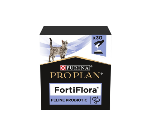 Purina Pro Plan FortiFlora, Пробиотический комплекс для кошек 30x1 г Purina Pro Plan FortiFlora, Пробиотический комплекс для кошек 30x1 г