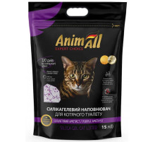 AnimAll Premium «Кристаллы аметиста» — силикагелевый наполнитель для кошачьего туалета 15 л