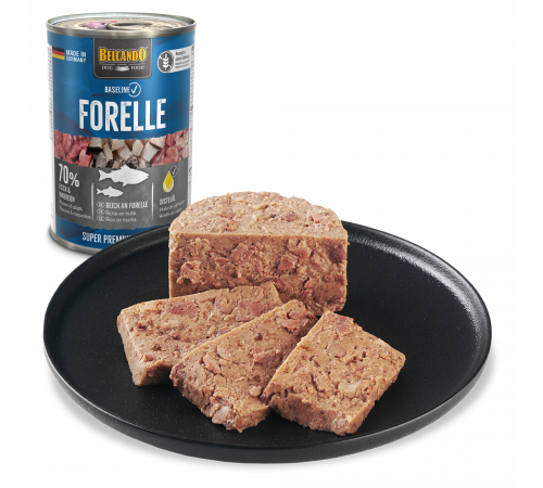 BELCANDO Baseline Forelle — Мясное меню с форелью, 800 г