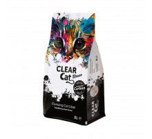 Clear Cat Blanco 5L наполнитель комкующийся с активированным углем