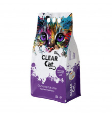 Clear Cat Blanco 5L наполнитель для кошачьего туалета с ароматом лаванды