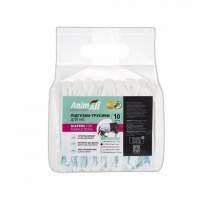 Подгузники для собак AnimAll S (для неё, талия 19–37 см, вес 2–5 кг), 10 шт