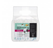 Подгузники для собак AnimAll S (для неё, талия 19–37 см, вес 2–5 кг), 10 шт