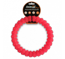 Игрушка AnimAll Fun кольцо с шипами, коралловое, 20 см