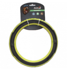 Игрушка AnimAll GrizZzly для собак, супер-кольцо, зелёное, 24 см