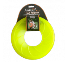 Игрушка AnimAll Fun фрисби для игр с собакой, 22 см, жёлтая