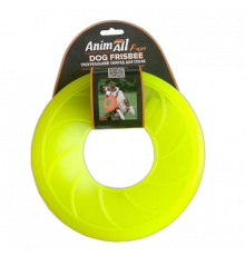 Игрушка AnimAll Fun фрисби для игр с собакой, 22 см, жёлтая